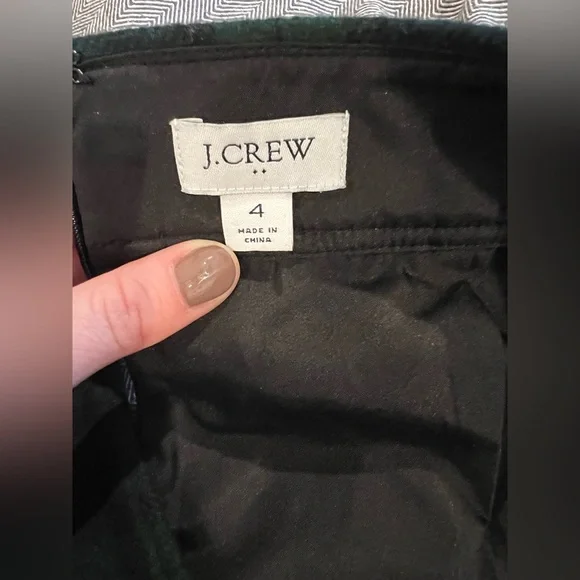 J.Crew Black Watch Plaid Wool Skirt - Picture 7 of 7